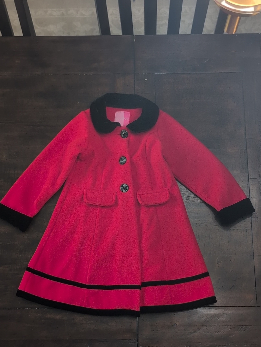 Girls Dress Coat – Size 5 – Adorable Holiday Style